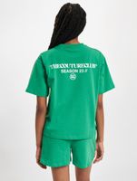The Couture Club Season Logo Relaxed Cotton T-Shirts grün