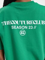 The Couture Club Season Logo Relaxed Cotton T-Shirts grün