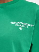 The Couture Club Season Logo Relaxed Cotton T-Shirts grün