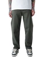 UNEFFECTED Basic Free Cut Wide Loose Fit Jeans khaki