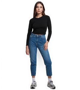 Jean slim femme UNEFFECTED, bleu
