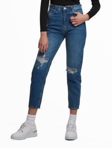 Jean slim femme UNEFFECTED, bleu
