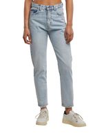 UNEFFECTED Basic Baggys Damen Jeans im 5 Pocket-Style Baumwoll-Hose eisblau