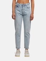 UNEFFECTED Basic Baggys Damen Jeans im 5 Pocket-Style Baumwoll-Hose eisblau