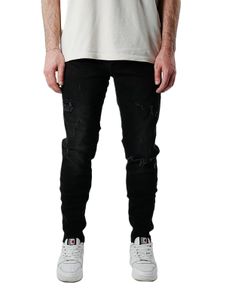 UNEFFECTED Herren Premium Basic Slim Fit Jeans schwarz