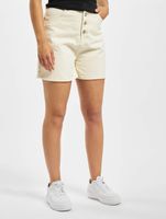 Missguided Kurze Shorts mit Knopfleiste in Weiß