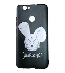 WHO SHOT YA? Bunny Logo Huawei Phone Case Black NOVA
