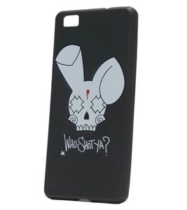 WHO SHOT YA? Bunny Logo Huawei Phone Case Black P8
