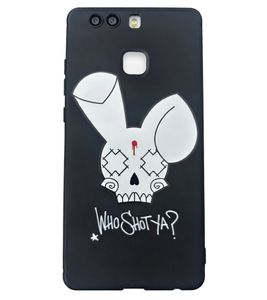 WHO SHOT YA? Bunny Logo Huawei Phone Case Black P9