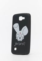 Coque de téléphone pour LG K4, motif « WHO SHOT YA ? » avec logo lapin, noire