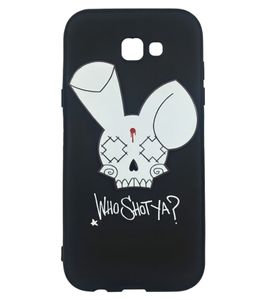 WHO SHOT YA? Bunny Logo Samsung Phone Case Black A7 2017/A720