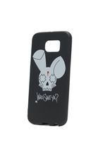 Qui t'a tiré dessus ? Coque Samsung noire avec logo lapin pour NOTE 5