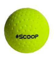 Juego de 6 pelotas de hockey SCOOP X-Treme con diseño de hoyuelos, equipamiento deportivo, NI266446, amarillo neón