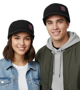Casquette unisexe Fall Out Boy avec écusson « Fall Out Boy », bonnet à visière, chapeau décontracté, KC103291FOB, noir/gris