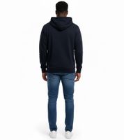 U.S. SPORT AMERICA Herren Hoodie mit Kapuze und großem Schriftzug Baumwoll-Hoodie Sommer-Pullover Freizeit-Hoodie Blau