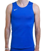 NIKE Men's Sports Shirt, Muscle Shirt with Dri-FIT Technology, Fitness Shirt, Tank Top, NT0306-463 Blue