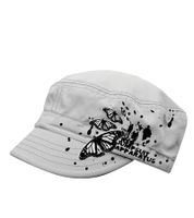 Casquette unisexe en coton The Red Jumpsuit Apparatus, coupe militaire légèrement incurvée, FC110856RJA, blanche