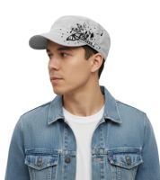 Casquette unisexe en coton The Red Jumpsuit Apparatus, coupe militaire légèrement incurvée, FC110856RJA, blanche