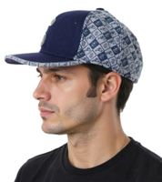 Eazy-E Unisex Flat Brim Cap US Rapper Fan Wear with Flat Brim TC110970ESE3 Blue/Gray