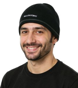 Bonnet Fall Out Boy, bonnet double épaisseur confortable, élégant, article de supporter, KC106746FOB, Noir