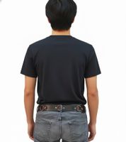 Slipknot belt from the metal band for women or men, one size fits all, 100 cm adjustable casual belt, BT111166SLP4, Black