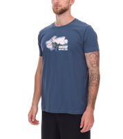 green SYLT "WINDSURF WORLD CUP SYLT" Baumwoll-Shirt für Herren mit Prints 0100-007 Dunkelblau