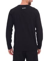 green SYLT "WINDSURF WORLD CUP SYLT" Men's Long-Sleeved Cotton Shirt with Prints 0100-008 Black