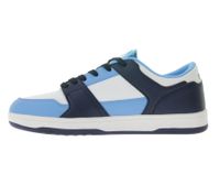 Kappa Kinder Alltags-Sneaker Damen Freizeit-Schuhe Schnür-Schuhe Trainings-Schuhe 381U1NW Hellblau/Dunkelblau/Weiß