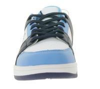 Kappa Kinder Alltags-Sneaker Damen Freizeit-Schuhe Schnür-Schuhe Trainings-Schuhe 381U1NW Hellblau/Dunkelblau/Weiß