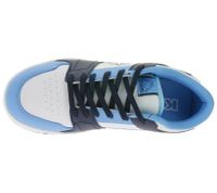Kappa Kinder Alltags-Sneaker Damen Freizeit-Schuhe Schnür-Schuhe Trainings-Schuhe 381U1NW Hellblau/Dunkelblau/Weiß
