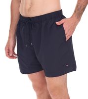 Tommy Hilfiger Medium Drawstring Herren Badehose nachhaltige Schwimm-Shorts mit Logo und Taschen UM0UM02793DW5 Dunkelblau
