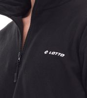 Maglione da allenamento in pile da uomo LOTTO con cerniera MPFX1000NET Nero