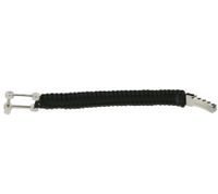 I-BRACE Paracord Armband Survival-Seil zum Armband geflochten aus reißfestem Parachute Cord 550 Cord IB1001 Schwarz