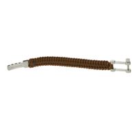 Bracelet en paracorde I-BRACE, corde de survie tressée en corde de parachute indéchirable 550 Cord IB1002 Marron