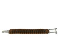Bracelet en paracorde I-BRACE, corde de survie tressée en corde de parachute résistante aux déchirures 550, IB1014, marron