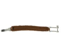 I-BRACE Paracord Armband Survival-Seil zum Armband geflochten aus reißfestem Parachute Cord 550 Cord IB1018 Braun