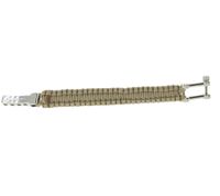 I-BRACE Paracord Armband Survival-Seil zum Armband geflochten aus reißfestem Parachute Cord 550 Cord IB1019 Beige