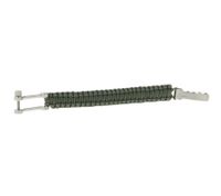 I-BRACE Paracord Armband Survival-Seil zum Armband geflochten aus reißfestem Parachute Cord 550 Cord IB1020 Grau