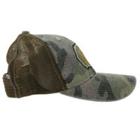 Casquette de baseball FALL OUT BOY avec logo brodé, style camionneur camouflage TC104185FOB vert/marron