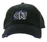 Casquette unisexe CAMP KILL YOURSELF, en coton effet usé, TC101767CKY, noire