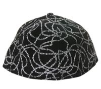 NIGGAZ WIT ATTITUDES Damen und Herren Hip Hop Cap Baumwoll-Cap Flat-Rim TC109821NWA Schwarz