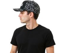 NIGGAZ WIT ATTITUDES Damen und Herren Hip Hop Cap Baumwoll-Cap Flat-Rim TC109821NWA Schwarz