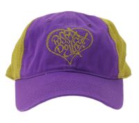 Casquette de baseball unisexe Pussycat Dolls avec empiècement en maille respirante, en coton, style fan, TC110470PCD, violet/doré