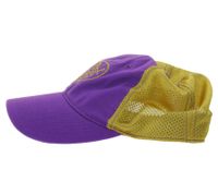 Casquette de baseball unisexe Pussycat Dolls avec empiècement en maille respirante, en coton, style fan, TC110470PCD, violet/doré