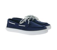 SPERRY Bahama 2.0 Canvas Boat Shoes, Sustainable Women's Casual Shoes with Memory Foam Sole, STS88706 Navy