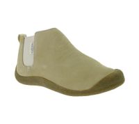 KEEN Mosey Chelsea Women's Ankle Boots, Genuine Leather Slip-On Shoes with Removable Footbed in Brown or Beige