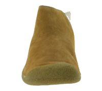 KEEN Mosey Chelsea Women's Ankle Boots, Genuine Leather Slip-On Shoes with Removable Footbed in Brown or Beige