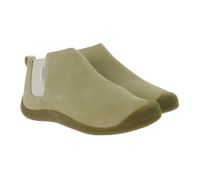 KEEN Mosey Chelsea Women's Ankle Boots, Genuine Leather Slip-On Shoes with Removable Footbed in Brown or Beige
