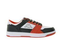 Baskets Kappa Logo Rernal 2 pour homme, chaussures décontractées, à lacets, d'entraînement, 341X2DW, noir/rouge/blanc ou blanc/vert