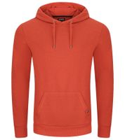 Sweat à capuche homme, Pull basique, Pull moderne en coton, Rouge